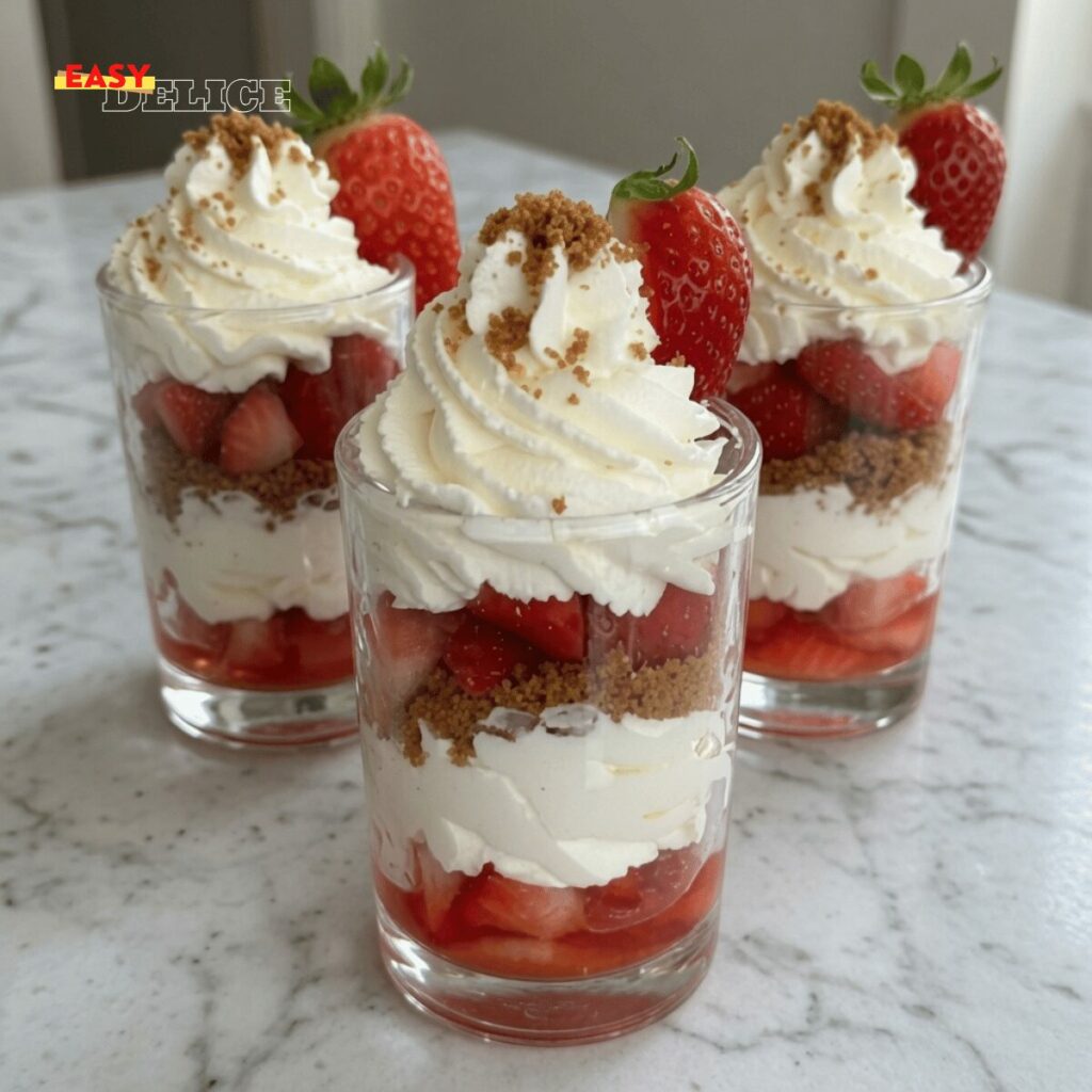 Strawberry & Mascarpone Cream Verrines — Fresh, Light & Indulgent