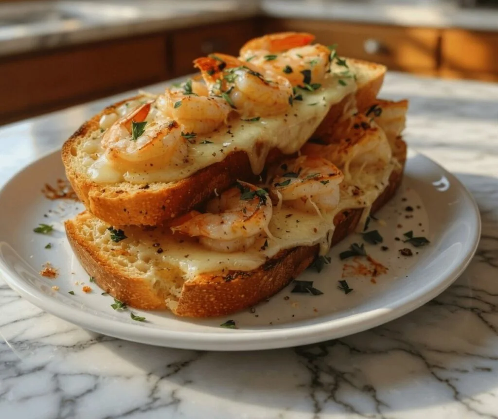 Grilled Garlic Bread with Shrimp & Cheese (Ultra Gourmet) 4 weeks agoby Vanessa Romano
